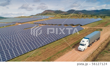 Solar panel energy electricity construction installation built 56127124