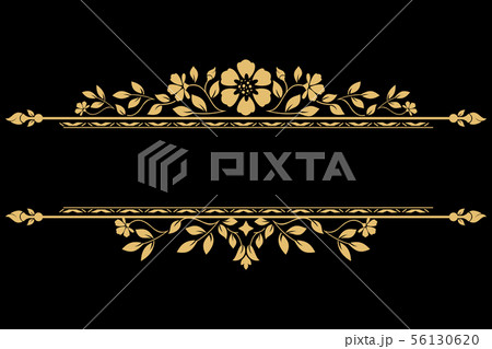 Vintage gold element. Graphic vector design. 56130620