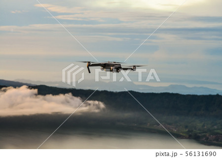 UAV drone copter flying with high resolution UAV drone copter flying with high resolution 56131690