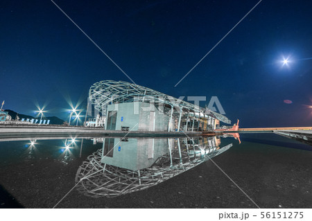 男木島 瀬戸内芸術祭 男木交流館 夜景 男木島 瀬戸内芸術祭 男木交流館 夜景 56151275