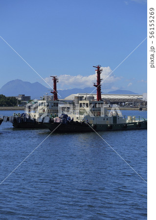 大牟田市　三池港　タグボート、 56155269