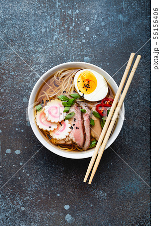 Japanese nodle soup ramen 56156406