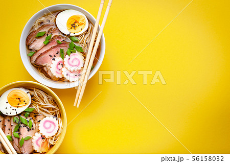 Japanese nodle soup ramen 56158032