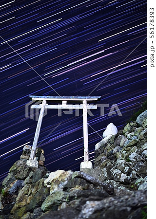 鳥居と星 鳥居と星 56178393