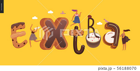 Dessert temptation font Dessert temptation font 56188070
