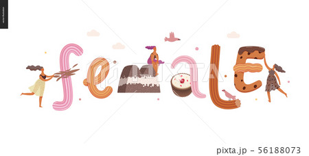 Dessert temptation font 56188073