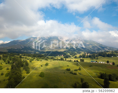 Aerial photo of Bobotov Kuk near the Durmitor park, Montenegro 56209962