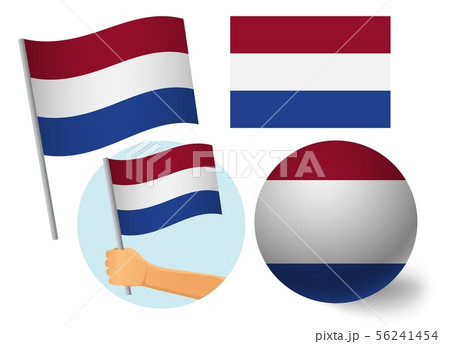 netherlands flag icon set 56241454