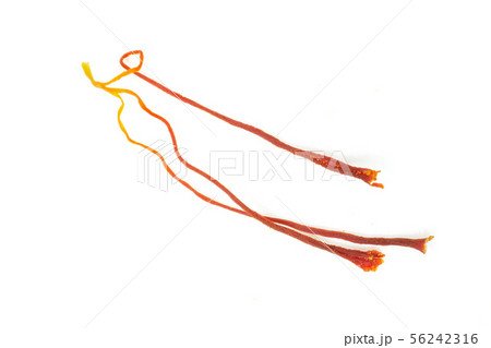 Dry shaffron thread isolated on white 56242316