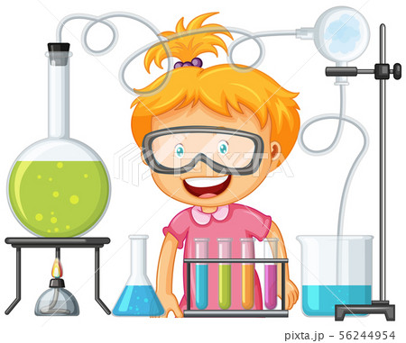 Scientist working with science tools in lab 56244954