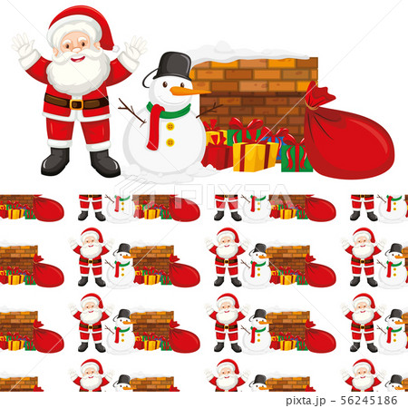Seamless background design with christmas theme 56245186