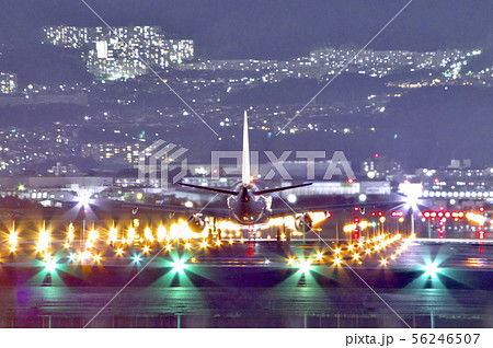 夜間飛行(伊丹空港/千里川土手) 夜間飛行(伊丹空港/千里川土手) 56246507
