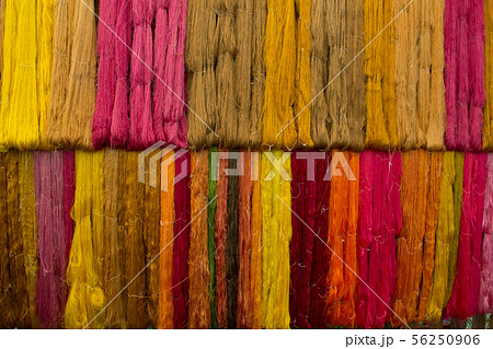 Hand made of raw silk 56250906