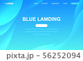 Blue gradient wave abstract background 56252094