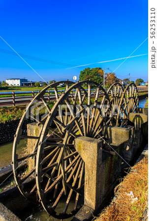 朝倉　三島二連水車　休止中　【福岡県朝倉市】 56253110