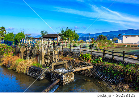 朝倉　三島二連水車　休止中　【福岡県朝倉市】 56253125