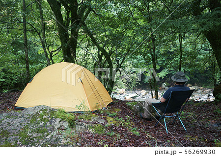 ソロキャンプ 釣り ソロキャンプ 釣り 56269930