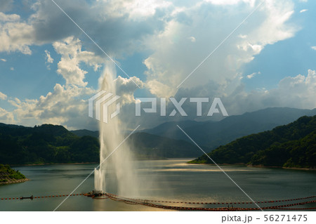 月山湖 大噴水1 月山湖 大噴水1 56271475