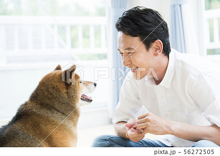 しつけをする男性 56272505