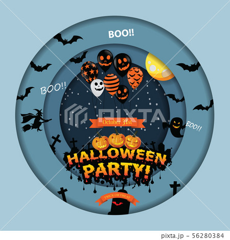 Happy Halloween festive abstract background. Happy Halloween festive abstract background. 56280384