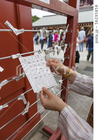【浅草　浅草寺　おみくじ】 56295858