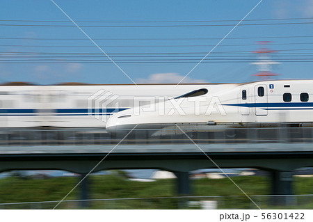 東海道新幹線N700系流し撮り 東海道新幹線N700系流し撮り 56301422