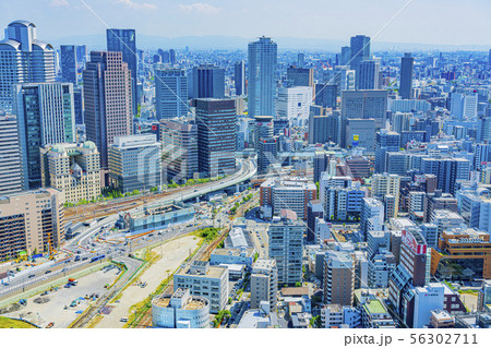 大阪　キタ　都市景観　　 56302711