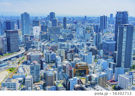 大阪　キタ　都市景観　　 56302713