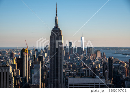 Looking South from the top of Manhattans midtown Looking South from the top of Manhattans midtown 56309701