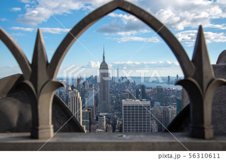 Looking South from the top of Manhattans midtown Looking South from the top of Manhattans midtown 56310611