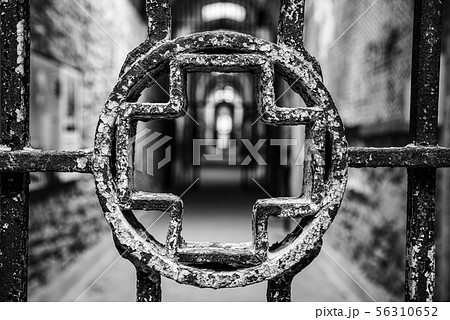 Fences leading to the hospital Fences leading to the hospital 56310652