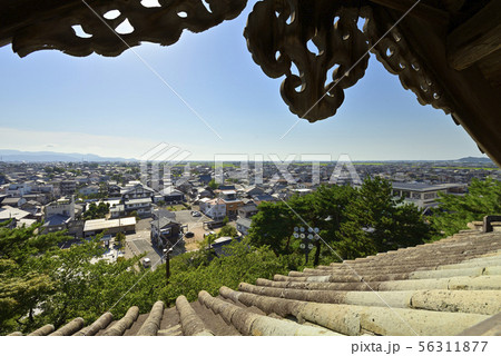 丸岡城　天守閣内部　二層からの眺め（福井県坂井市） 56311877