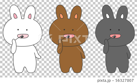 Hagaki rabbit set Hagaki rabbit set 56327807