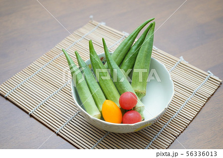 オクラ、健康にいい野菜 56336013