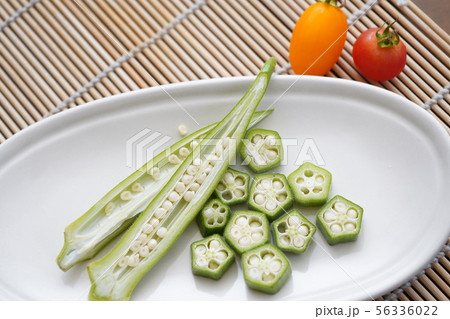 オクラ、健康にいい野菜 オクラ、健康にいい野菜 56336022
