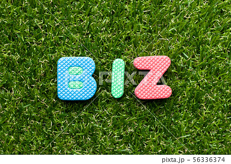 Toy foam letter in word biz 56336374