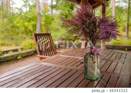 table at summer terrace at country house table at summer terrace at country house 56341522