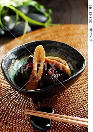 茄子とちくわのピリ辛煮 茄子とちくわのピリ辛煮 56343494
