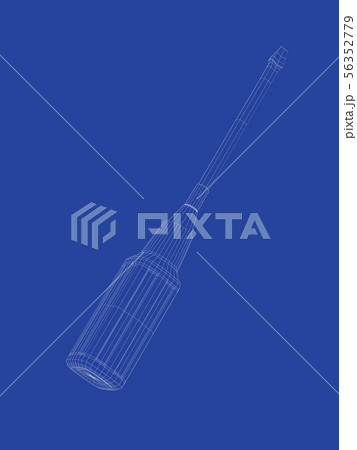 3d model of screwdriver 3d model of screwdriver 56352779