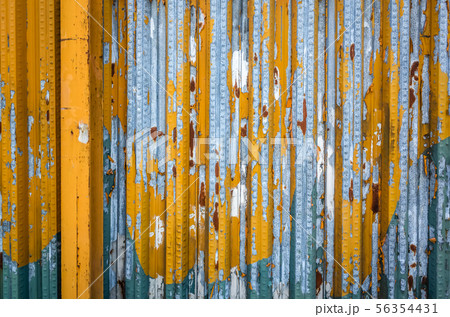 weathered metal wall 56354431