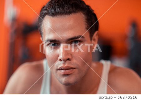 Face of a good looking handsome man 56370516