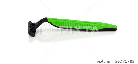 Men's shaving razor. Studio shot isolated on white Men's shaving razor. Studio shot isolated on white 56371785