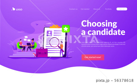 Job interview landing page template Job interview landing page template 56378618