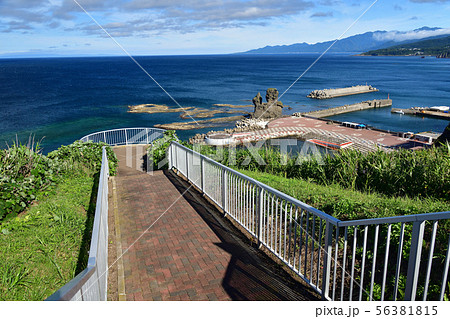北海道乙部町で元和台海浜公園の夏の風景を撮影 56381815