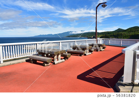 北海道乙部町で元和台海浜公園の夏の風景を撮影 56381820