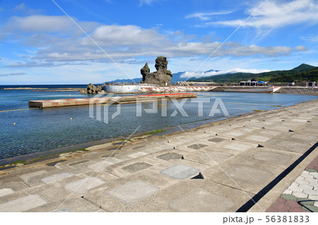 北海道乙部町で元和台海浜公園の夏の風景を撮影 56381833