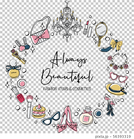 化妝品和時尚配飾（圓圈） 56393319