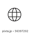 Earth minimal style Icon vector Eps10 56397202