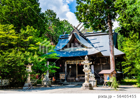 山梨県河口湖町 冨士御室浅間神社 里宮社 山梨県河口湖町 冨士御室浅間神社 里宮社 56405455