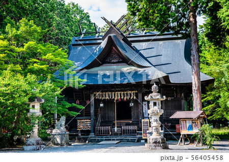 山梨県河口湖町 冨士御室浅間神社 里宮社 56405458